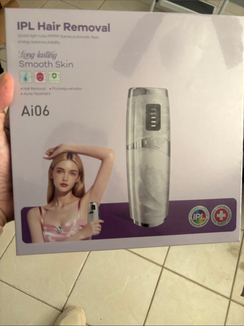 IPL Hair Removal Device — Women Bath & Body, White